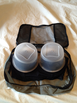 how to pack padded bras