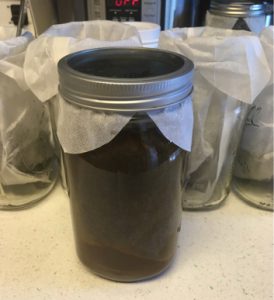 make cold brew coffee in mason jars