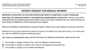 How to Submit a Claim for Reimbursement to Medicare for Out-of-Pocket Expenses Due to the Hack and Cyber Attack Change Healthcare